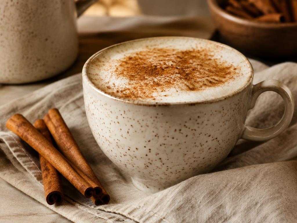 Fahéjas latte